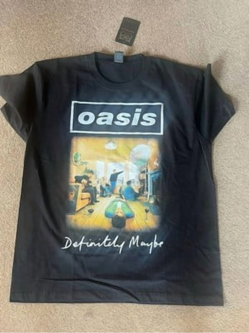 Oasis Vintage T-Shirt, Retro 90's Tee, Full Size - Walmart.com