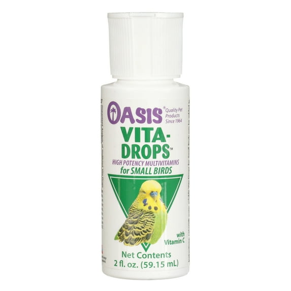 Oasis Vita Drops Multivitamin Supplement for Small Birds 2 fl oz