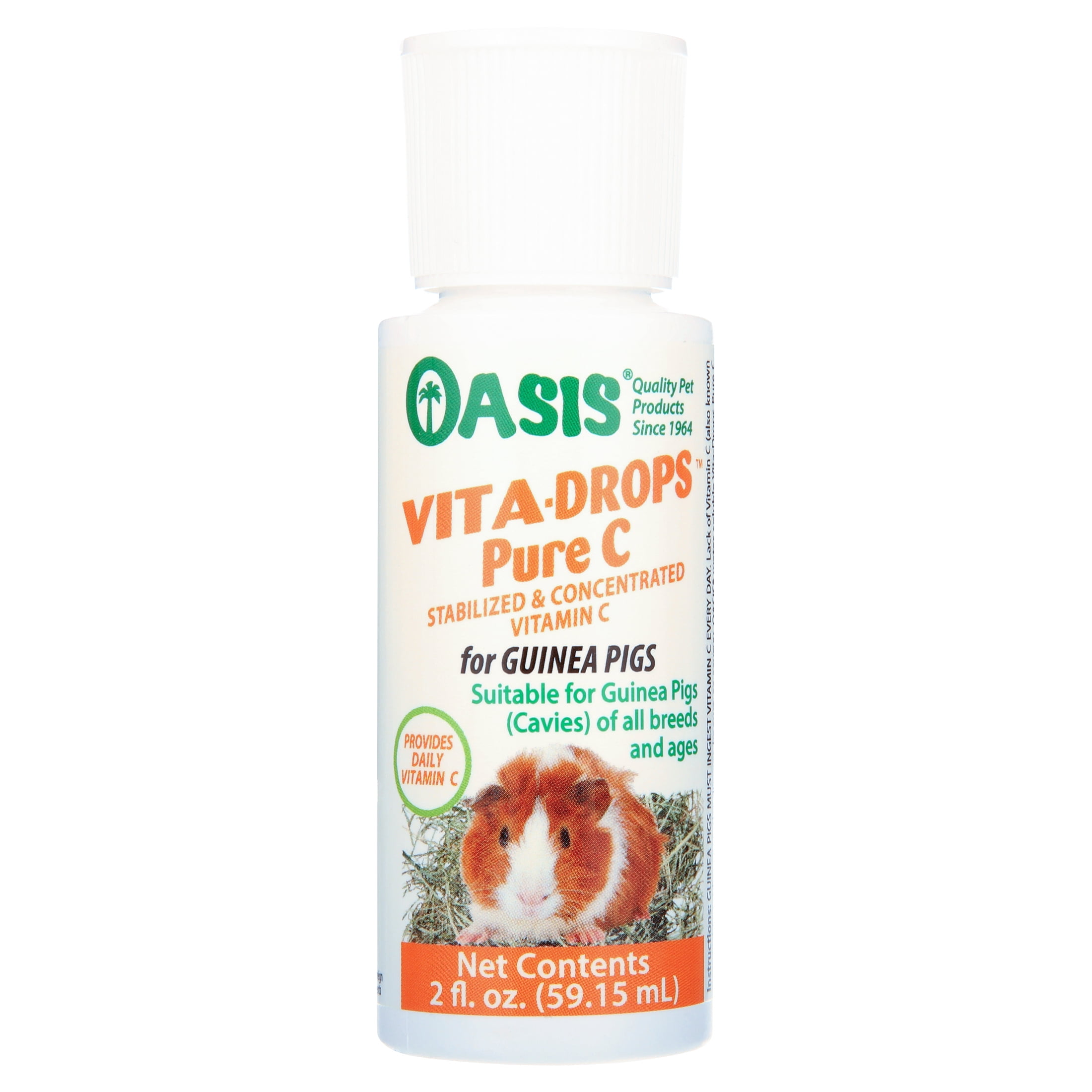 Oasis Vita Drops Pure Vitamin C for Guinea Pigs 2oz