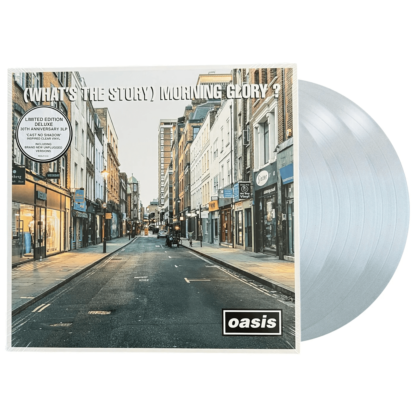 Oasis What s The Story Morning Glory Clear Vinyl 3 LP Indie oasis-what-s-the-story-morning-glory-clear-vinyl-3-lp-indie