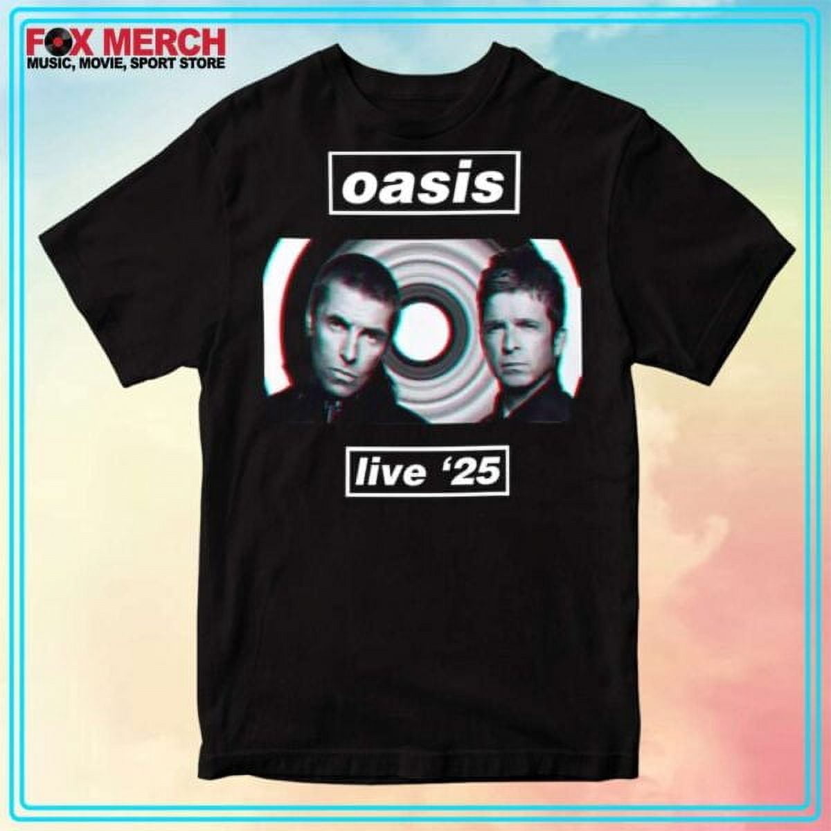 Oasis World Tour Live 2025 Unisex TShirt