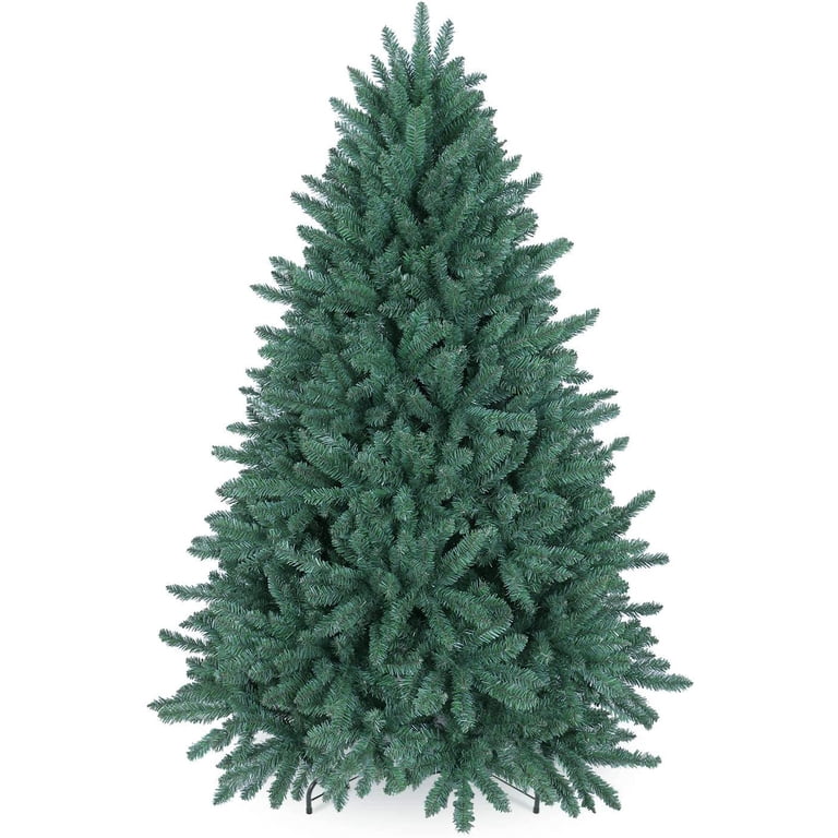 7ft Western Mountains Blue Spruce Artificial Christmas Tree - Unlit PE/PVC Hinged Tree