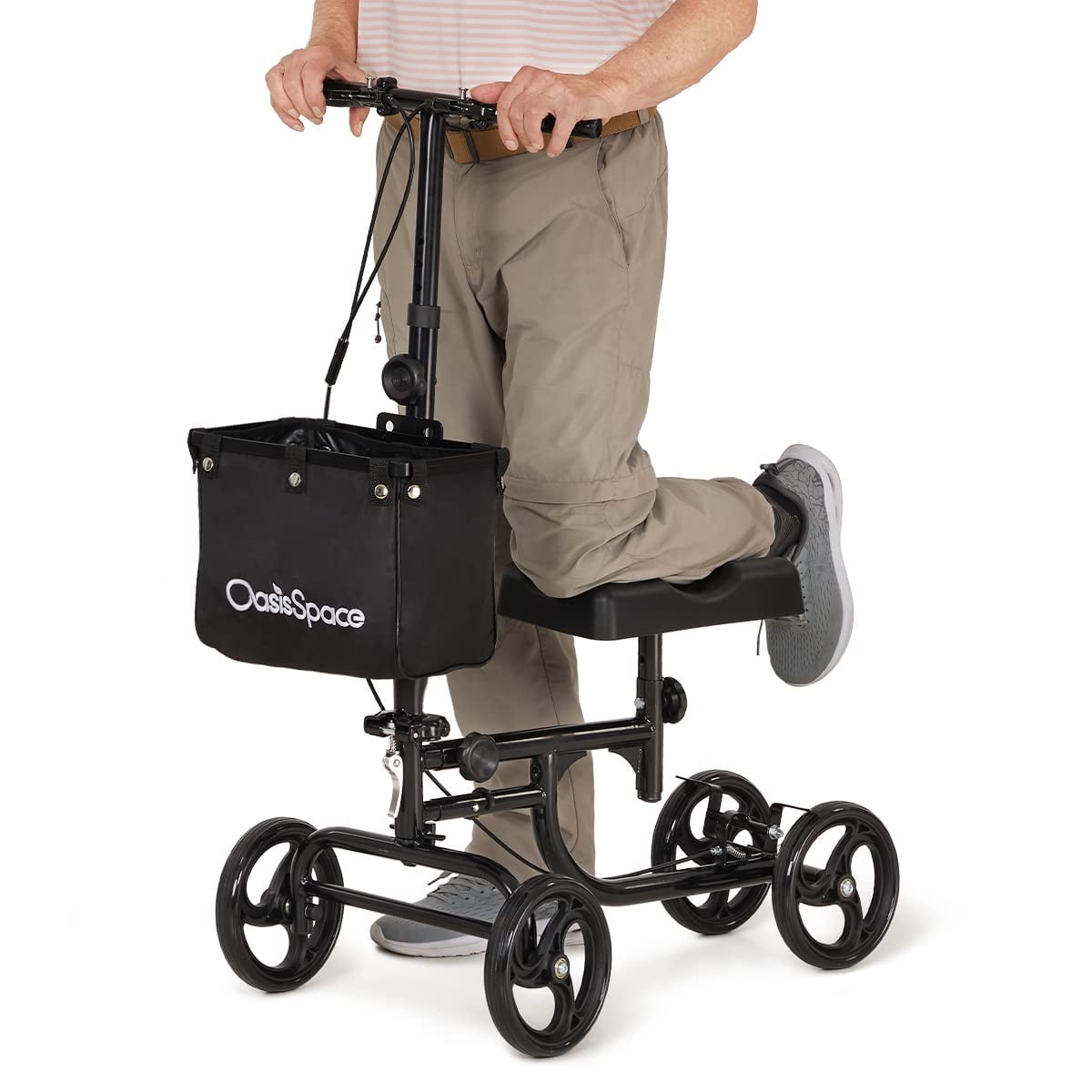 OasisSpace Steerable Knee Scooter Economy Knee Scooter for Foot/Leg