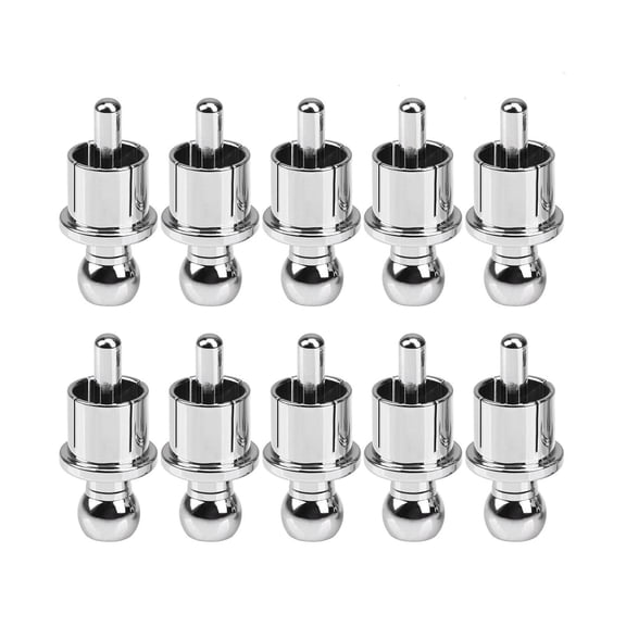 Oasiva 10 Pieces Beautiful RCA Caps Plugs Short-Circuit Socket Phono Connectors Noise Stopper Caps Not Easy to Oxidize