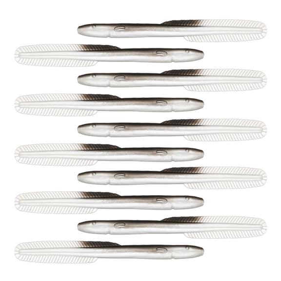 Oasiva 10Pcs Fishing Simulation Loach Soft Baits Bionic Swimming Lures Fishing Baits