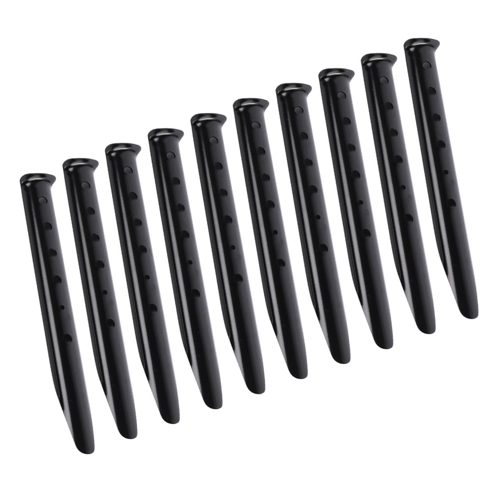 Oasiva 10pcs Outdoor Ground Camping Tent Stakes Anchors Pegs Windproofed Tent Stakes