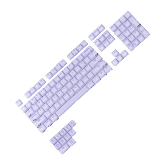 Oasiva 115Key Jelly Puddings Keycap Original Profile Translucents ABS Silicone Thicken Keycap