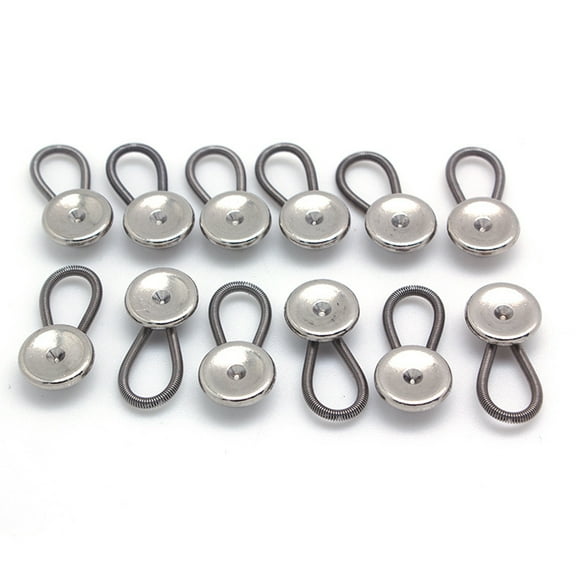 Oasiva 12pcs Collar Extenders Button Adjustable Extenders for Dress Shirts Trouser