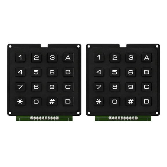 Oasiva 16 Key Membrane Button Keypad 4x4 Matrixes Keyboard for Electronic DIY 16 Button