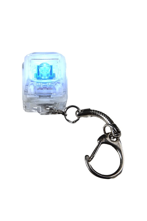 1PC Portable Keyboard Switches Tester Testing Tool LED Light Keyboard Switches Keychain Toy for 1-Key