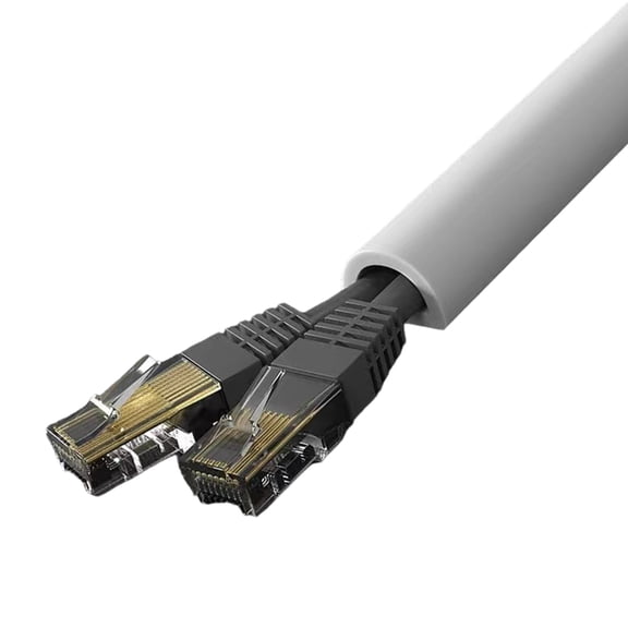 Oasiva 1m Long Cable Management Cover Wall Cord Concealer PVC Trunking Wire Line Slot