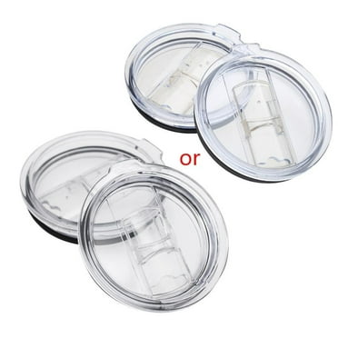 Oasiva 2 Pieces Replacement Tumbler Cover Drink Mugs Sealer Cover Reusable Cup Lids Cover Thermo Bottle Lids Leak-Proof Durable
