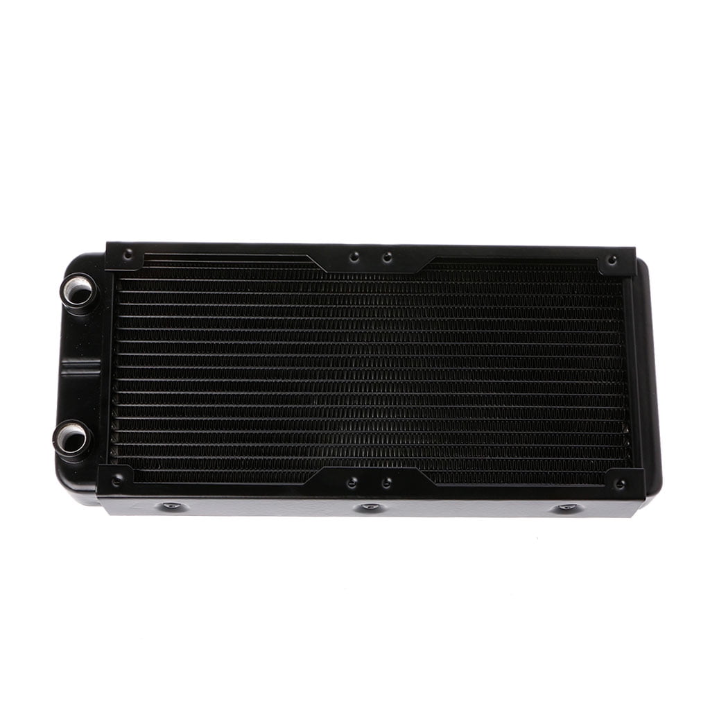 Oasiva 240mm Computer Water Cooling Cooler For CPU Heatsink 2 x 120mm Fans Heat Sink