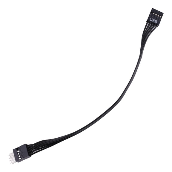 Oasiva 24AWG Computer 9-Pin Male To Female Connection Flat Cable Usb 9-Pin Extension