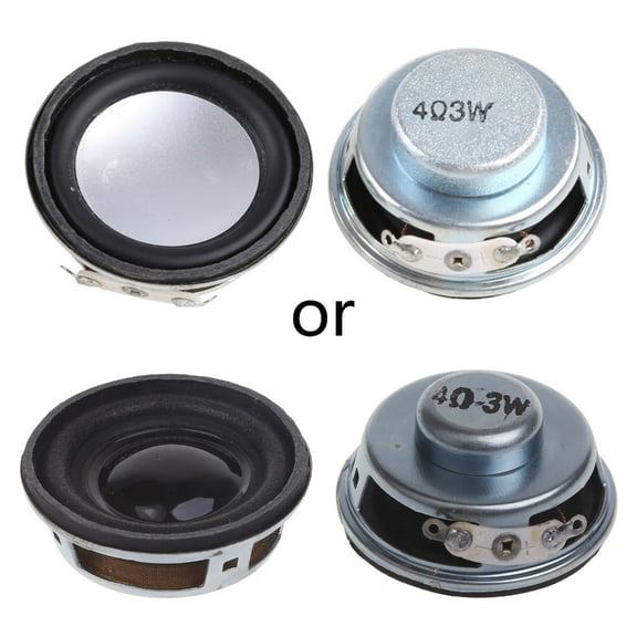Oasiva 2Pcs 4021 Mini Horn Speaker Notebook Speakers 4 Ohm 3W Loudspeaker for DIY Home Theater TV Modification