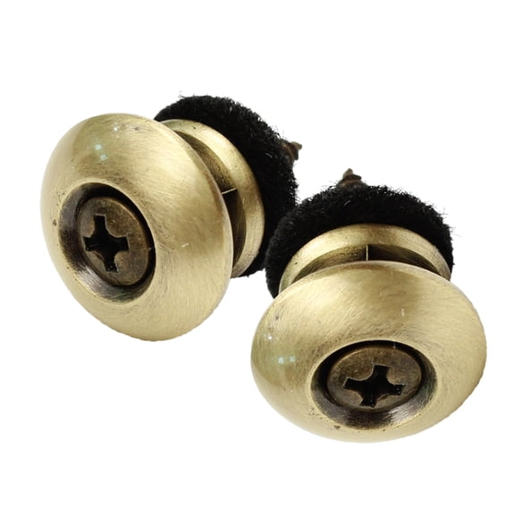 Oasiva 2Pcs Guitar Strap Buttons Locks Guitar Straplocks Strap Retainer Pegs Guitar Strap Lock Straps Button Replacement Sets