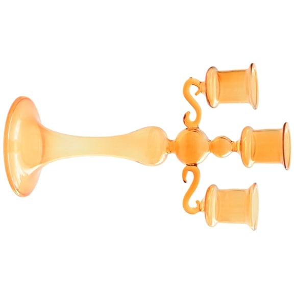 Oasiva 3 Arms Candelabra Taper Candle Holders Candlestick Holders Decorative Candle Stands for Dining Table Wedding,Home Decors