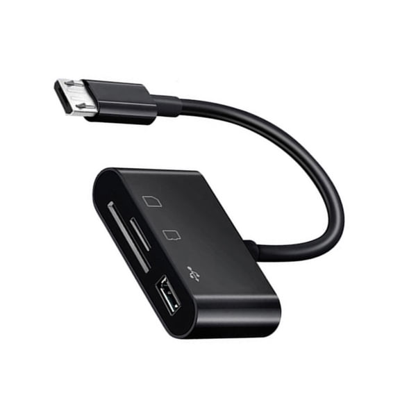 Oasiva 3 in 1 USB C Memory Card Reader for Memory Cards Compatible for USB C Devices Connecting USB Peripherals Mouse Keyboards