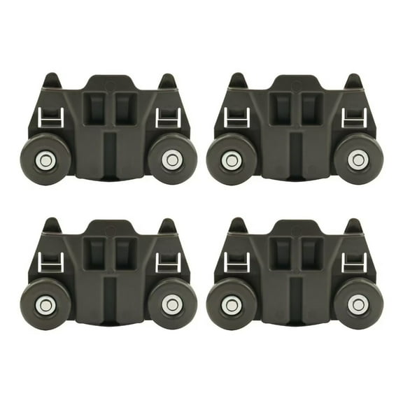Oasiva 4 Pack Dishwasher Wheels Lower Dish Rack Wheels for Whirlpool- Kenmore- Dishwasher Rack Roller Replacement Part Number