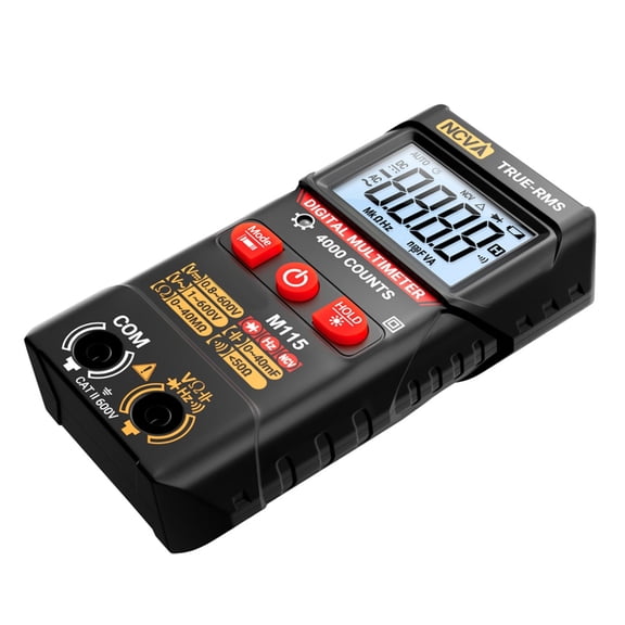 Oasiva 4000 Counts Voltage Tester with Flashlight Data Retention LCD Screen Multifunction Testing Tool Digital Multimeter