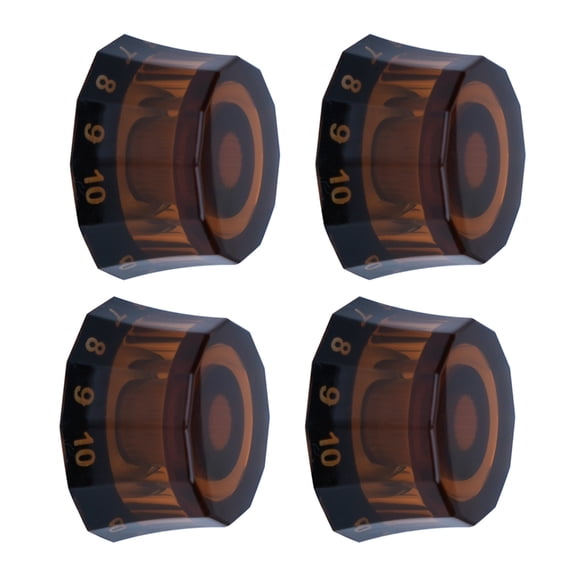 Oasiva 4Pcs Guitar Volumes Tone Control Knobs Speed Control Knobs for Electric Guitar