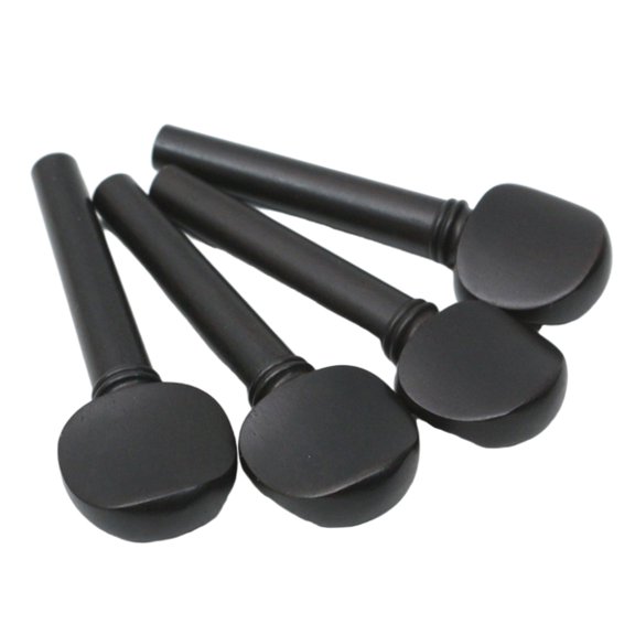 Oasiva 4Pcs/pack Violin Pegs Arts Crafts Instrument Part for Violin Strings Wood Violin Tuning Pegs Parts Replacements Set