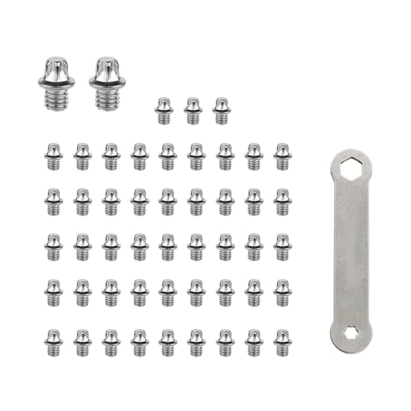 Oasiva 50Pcs 4mm Threading Bolts Pin Nails Nonslip Nails Replacement Screws Pin