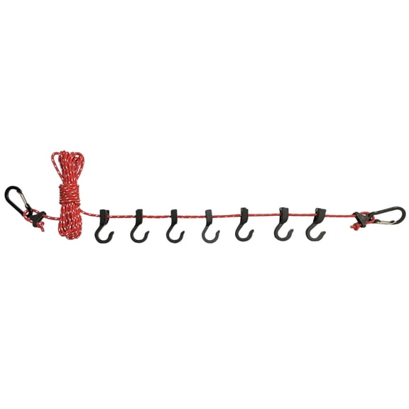 Oasiva 5m Outdoor Lanyard Adjustable Tent Rope Multifunctional Garden Storage Strap Clothesline Tent Pegs Canopies Hanging Cord