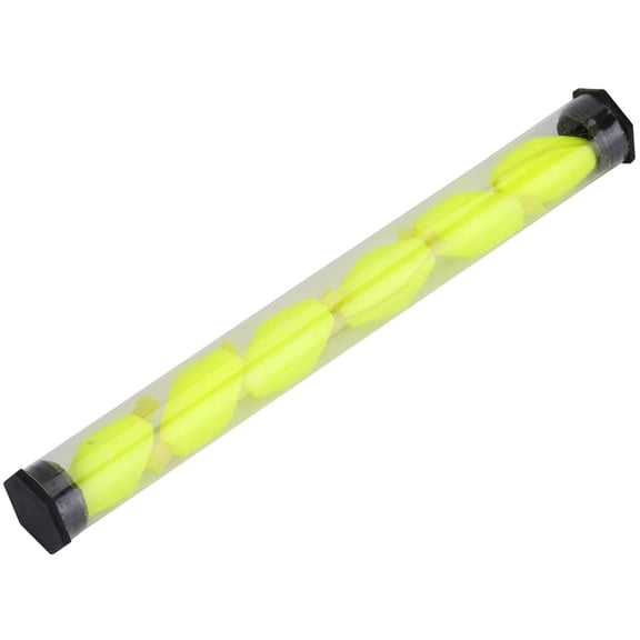 Oasiva 6Pcs Plastic Tube Highly Visibility Fishing Float Foam Strike Indicators For Fly Fishing Accessories Olive Shape