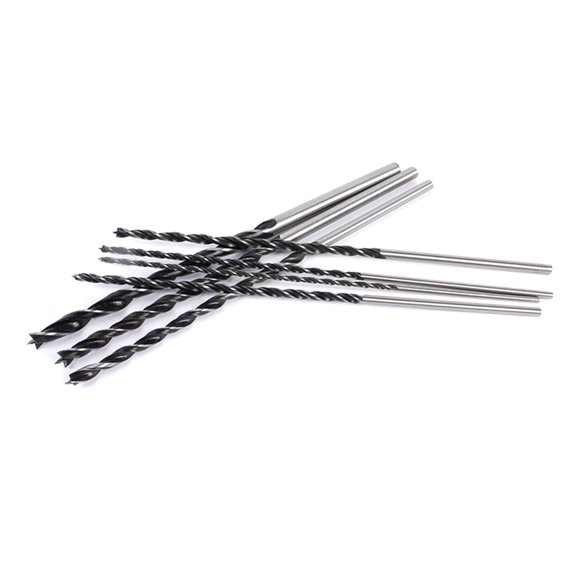 Oasiva 7Piece Professional Wood Bit Set 300mm Extended Length Carbon Steel Drill Bit For Deep Penetration In Lumber Beams