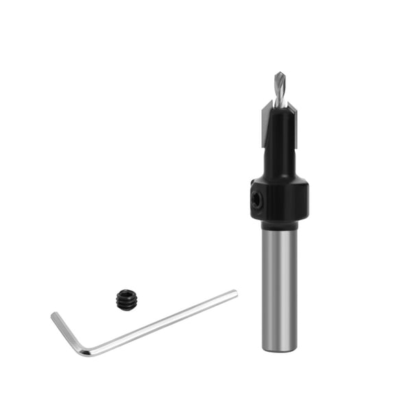 Oasiva 8/10mm Round Shank Countersink Drill Bit High Speed Steel Milling Cutter Metal Hole Cutter Woodworking Drilling Tools