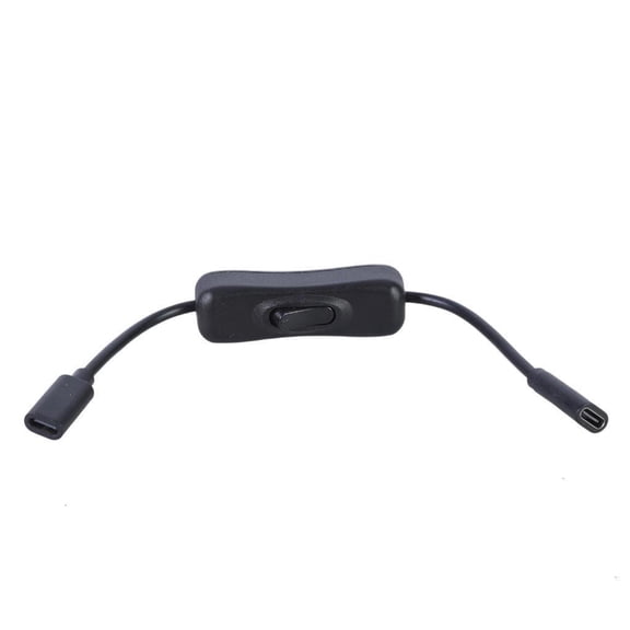 Oasiva 8.6inch Type C to Type C Power Adapter Cord Data Transfer Wire for Fan LED Light