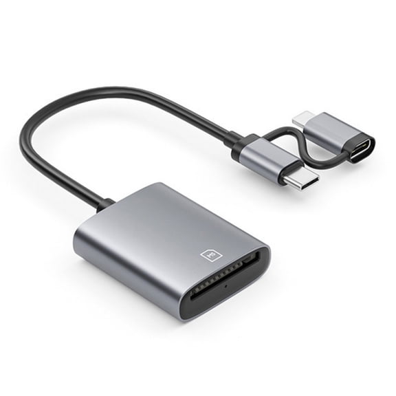 Oasiva 8Pin Type C Two Interfaces MS Card Adapter For Phone Pad MS Memory Sticks Aluminum Alloy Reader