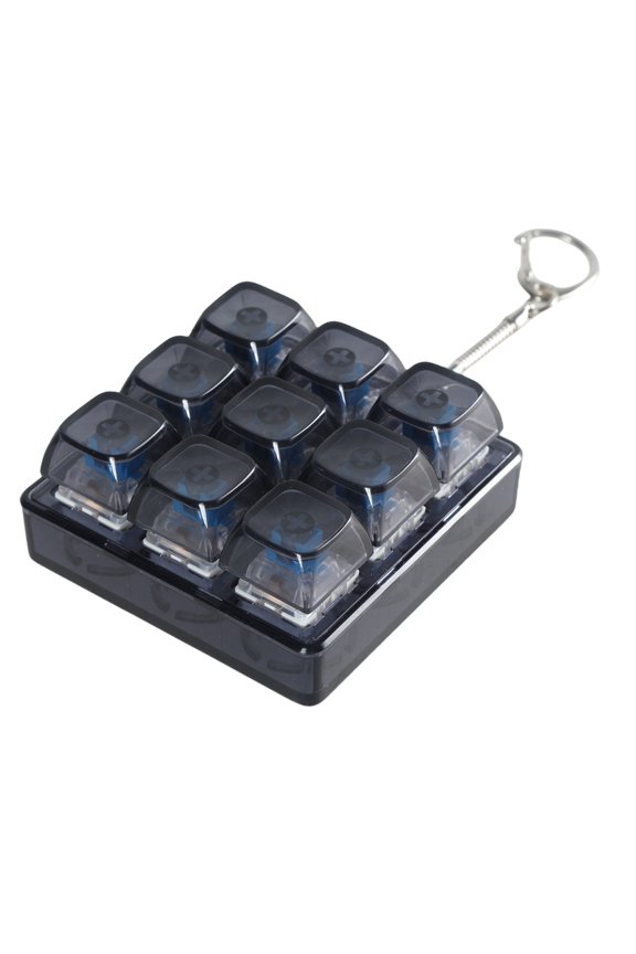 9Key XDA Profile Translucent Keycap Tester Switches Keychains Tester Lightless Key Switches Tester for Mechanical Keyboards