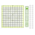 thumbnail image 1 of Oasiva Acrylic Quilting Ruler Square Patchwork Ruler Fabric Cutting Ruler Sewing Ruler, 1 of 5