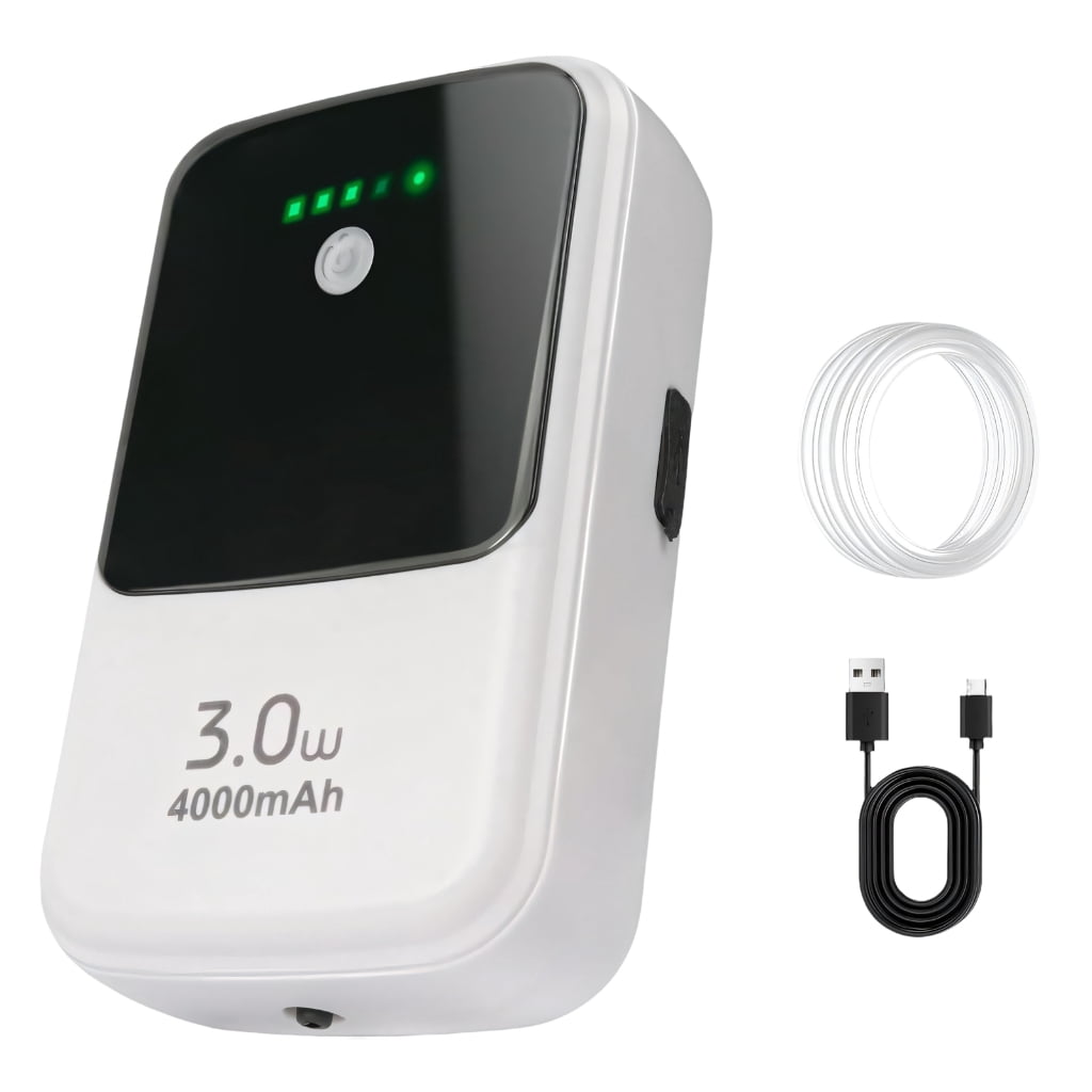 Oasiva Adjustable Airflows Oxygen Pump for Fishing, Fish Tanks Air Pumps for Aquarium with Air Outlets Quiet Aquarium Air Pumps