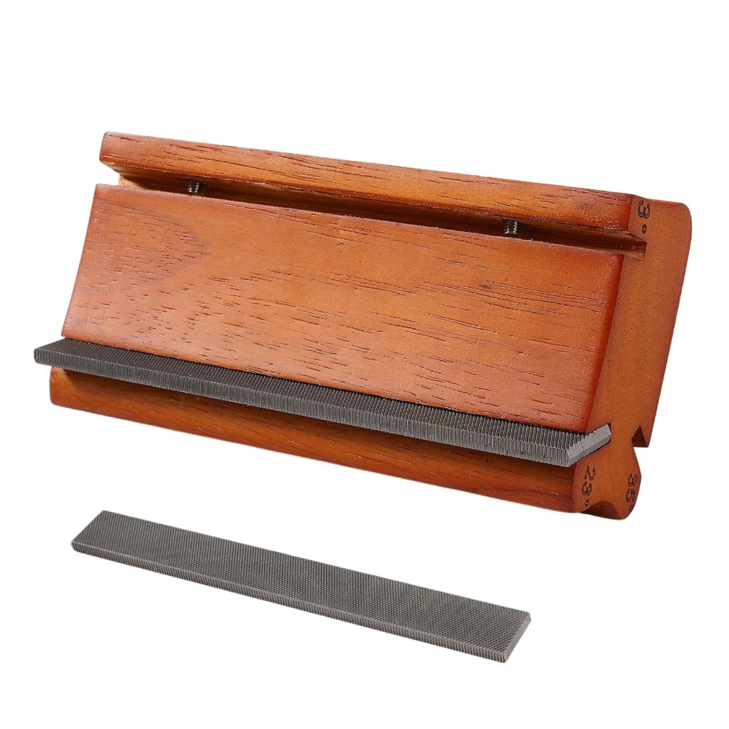 Oasiva Adjustable Guitar Fret Trimming Tool 3/23/35 Degree for Smoothing Burrs on Electric Bass Ukulele Music Instruments