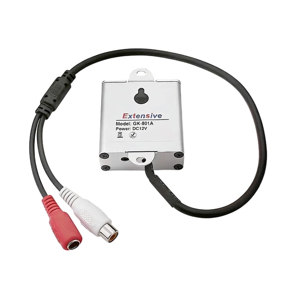 Oasiva Advanced Low Noise HiFi Pickup Microphone Metal Aluminum Shell Portable with Extension Cable Model 801A