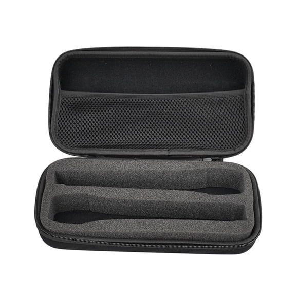 Oasiva Carrying Case, EVA Zipper Hard Case Cover Microphone Storage Box Mesh Pocket Wear-resistant Protector Mic Accessories