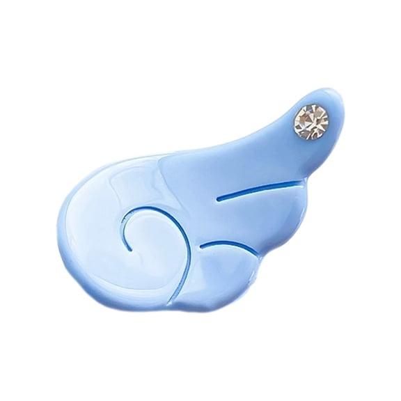 Oasiva Chic Angel Wing Hair Clip Plastic Hairpin For Wedding Party Daily Use Gift