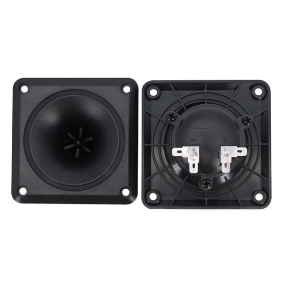 Oasiva Clear Highs 3.5in Square Horn Tweeter Speaker with Durability ABS Construction
