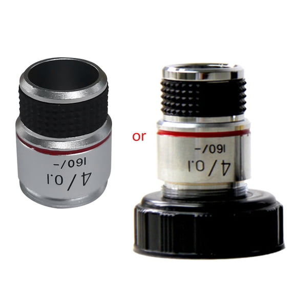Oasiva Compact 4X 10X 40X 100X Microscope Objective Lens Achromatic Objective Lab Parts