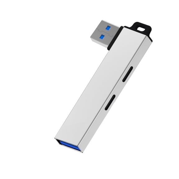 Oasiva Compactly USB3.0 Hub USB3.0 to 2 Type C and USB3.0 Hub for Easy Port Expansion Compatible for Window Linux Androids
