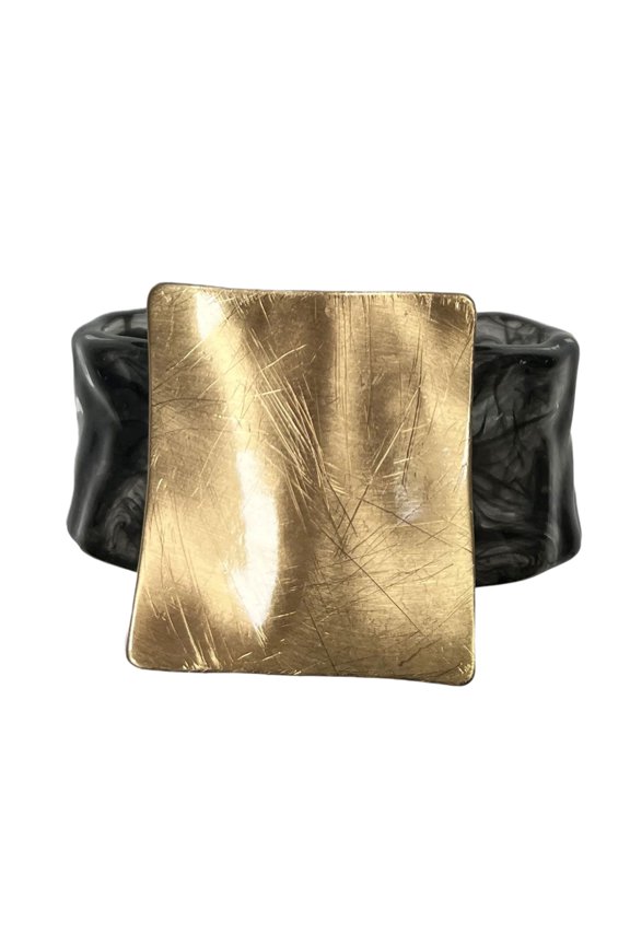 Contemporary Square Metal Pendant Bracelet Elegant Geometric Wrist Accessories