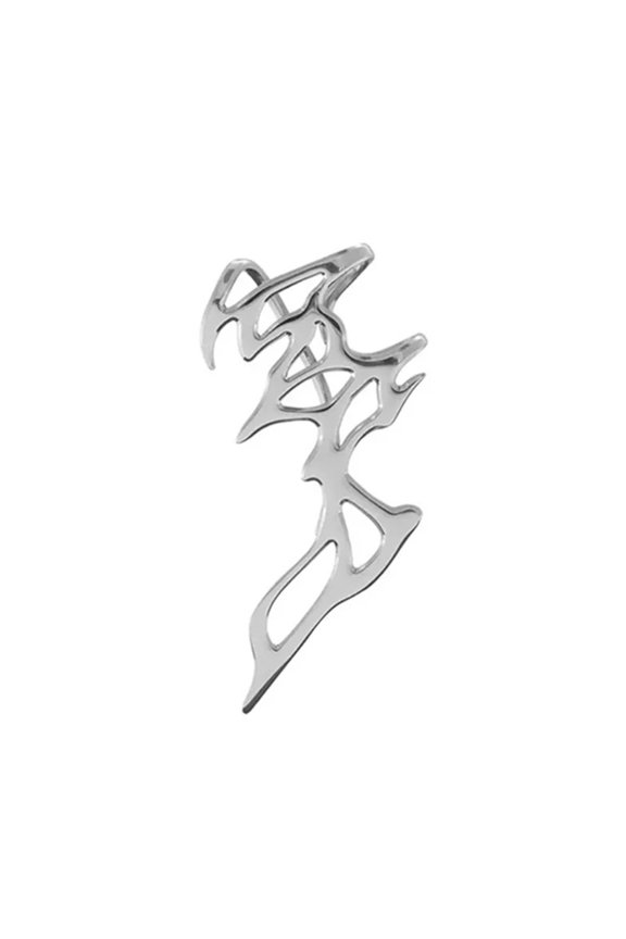 Cool No Hole Ear Accessory Mechanical Designs Ear Cuff Comfortable Ear Hangers Alloy Texture for Daily and Party Wear