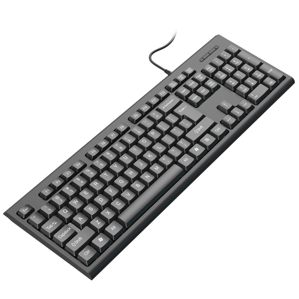 Oasiva Corded Gaming Keyboard for PC Gamers Chocolate Keycap Mechanical Keyboard