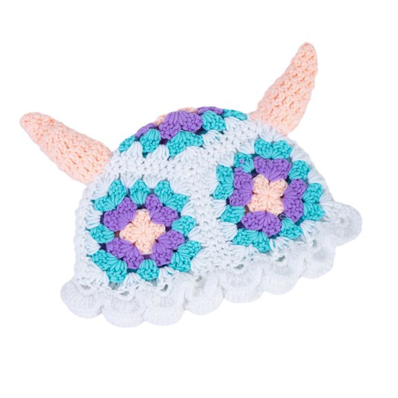 Oasiva Crochet Bucket Hat for Woman Teenagers Outdoor Foldable Commute Fisherman Hat Wide Brim Spring Summer Anti-Uv Hat