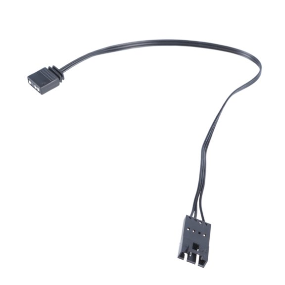 Oasiva Customizable PC Lighting 25cm Extension Cable 4Pin 3Pin LED Male to Female Cord