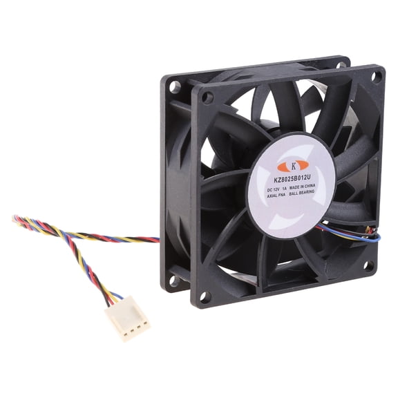 Oasiva DC Brushless Computer Fan 8x8x2.5cm 85.2CF 4 Wire PWM Speed Control FFB0812E