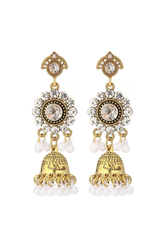 Delicate Pearls Accented Stud Earrings Zinc Alloy Construction Safe Long Lasting